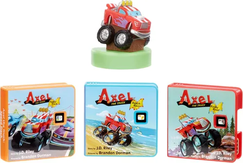 Little Tikes Story Dream Machine Axel The Truck Story Collection, Storytime, libros, HarperCollins, personaje de reproducción de audio, regalo y