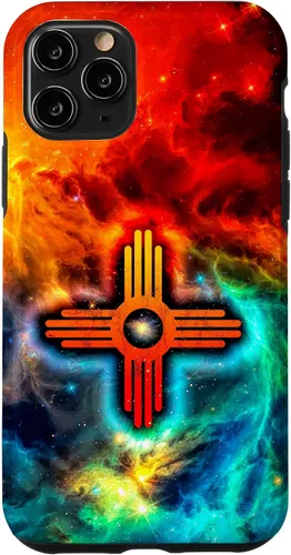 Miniatura 26 de Funda para iPhone 14 Pro Zia Sun Zia Pueblo Nuevo México Nativos Americanos Sagrado Symbol