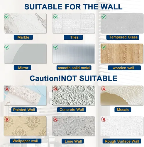 Miniatura 8 de Organizador de ducha esquinero, estantes de ducha adhesivos sin perforaciones con ganchos, organizador de ducha extraíble impermeable y resistente