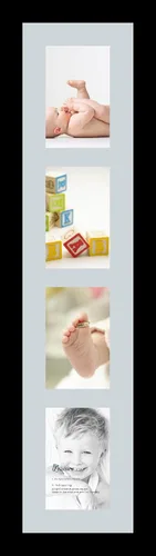Miniatura 91 de Marco para fotos de ArtToFrames, 4 aberturas de 5′ x 7′ y marco negro satinado, de ArtToFrames, Madera, negro 4 - 8x10 - (2131)