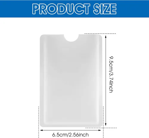 Miniatura 2 de Ouligay 10 fundas RFID para tarjetas de crédito con bloqueo RFID, fundas RFID para tarjetas de crédito, fundas RFID para tarjetas de crédito, fundas