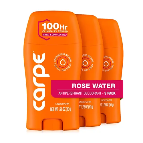 Miniatura 11 de Carpe Desodorante antitranspirante para axilas, antitranspirante extra fuerte para hombres con control de sudor de 100 horas, desodorante