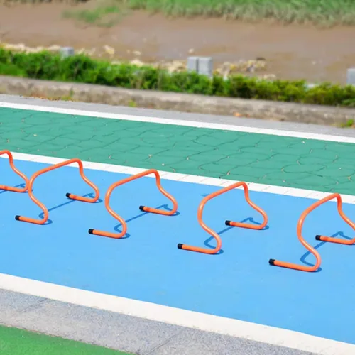 Miniatura 7 de YXXSDP Juego de obstáculos de agilidad al aire libre, 6, 9, 12, 16, 20 pulgadas de altura de entrenamiento de velocidad, obstáculos de pista,