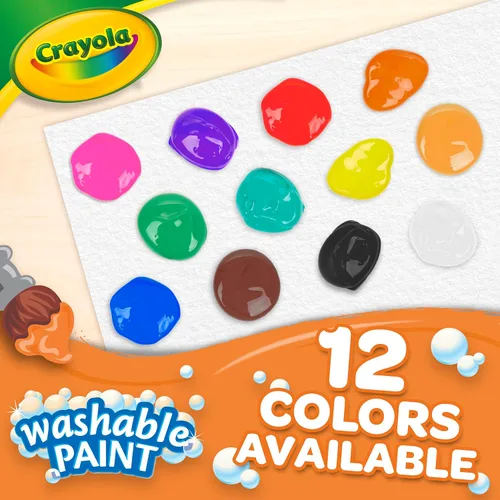 Miniatura 6 de Crayola Pintura lavable número 54-2128-053, GL, Negro