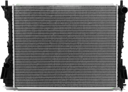 DNA Motoring DPI 2789 Radiador de núcleo de aluminio de 1 fila compatible con Mustang 05-14 AT&MT, CU2789 8012789 4R338005CE 4R3Z8005CA 9R3Z8005B