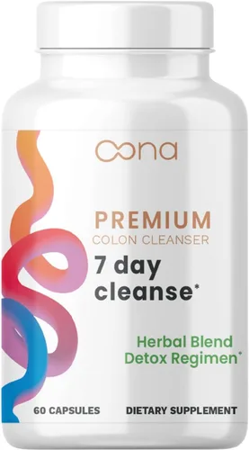 Limpieza avanzada de colon de 7 días, prebióticos y hierbas naturales, apoya la desintoxicación y la flora intestinal para mujeres y hombres, con