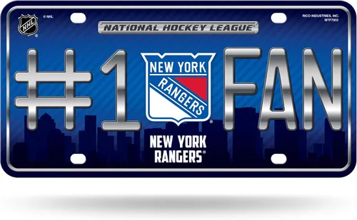 Miniatura 15 de NHL #1 - Placa de matrícula metálica para ventilador