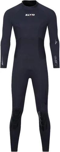 Miniatura 2 de ZCCO Traje de neopreno de 0.118 pulgadas (0.118 in) de cuerpo completo de manga larga con cremallera en la espalda, traje térmico para deportes