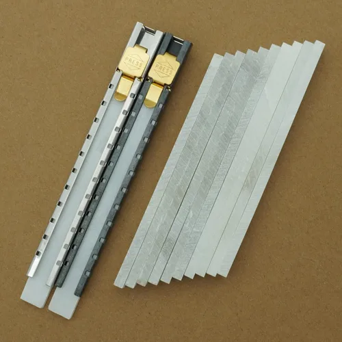 Miniatura 4 de Gutimore - Soporte plano para esteatita, 2 bolígrafos planos de esteatita con 12 recambios de esteatita para soldadura y soldadores, perfecto