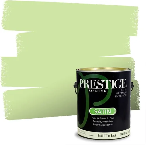 Miniatura 227 de PRESTIGE Pintura exterior e imprimación en uno, aloe, plano, 1 galón