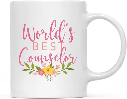 Miniatura 30 de Andaz Press Taza de café de 11 oz, regalo de broma de la mejor abbuela del mundo, diseño floral, paquete de 1