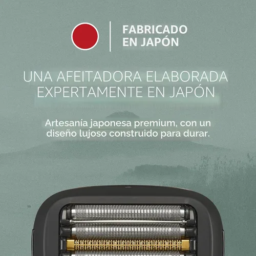 Miniatura 5 de Afeitadora eléctrica Panasonic ARC5 de tamaño palma, afeitadora de viaje compacta de lujo manual con sistema de corte de 5 cuchillas y carga USB-C