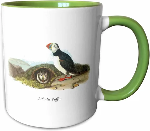 Miniatura 11 de 3dRose, Taza negra bicolor de 11 oz, negro/blanco