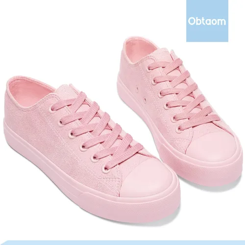 Miniatura 6 de Obtaom Zapatos de lona para mujer, zapatos deportivos de moda para caminar