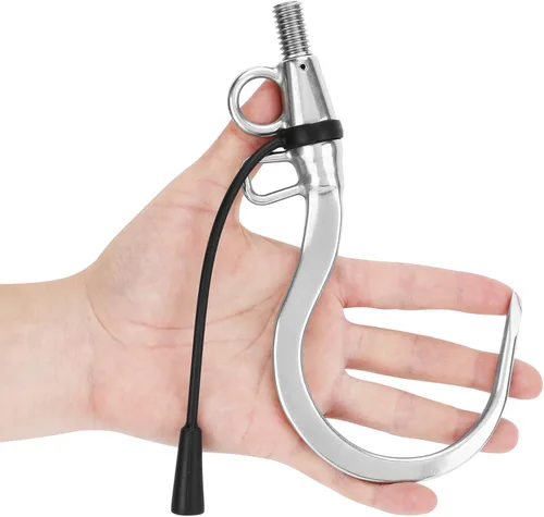 Miniatura 8 de SANLIKE Big Fishing Hook Tuna Hook 1/2 inch Thread 304 Stainless Steel Giant Saltwater Heavy Duty Fish Hook for Saltwater Sardines Swordfish