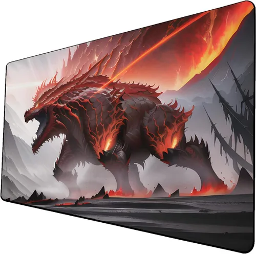 Miniatura 34 de Tapete de juego de cartas coleccionables AI Painting – Tapete de juego MTG con zonas, 24 x 14 pulgadas, tapete de juego MTG de alta calidad – El