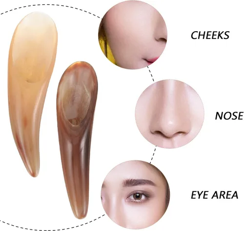 Miniatura 7 de FOMIYES Herramienta de raspado Gua Sha, raspadores de masaje, cuerno de buey, herramienta de masaje de raspado Gua Sha, gran herramienta