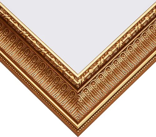 Miniatura 4 de Craig Frames Maximus, portarretratos de 5 x 7 pulgadas con paspartú para mostrar una foto de 4 x 6 pulgadas, color dorado romano