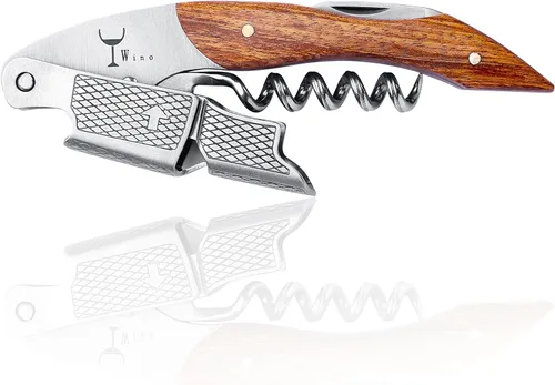 Wino Wine Key! - Abridor de vino sacacorchos de sumiller profesional Roble francés