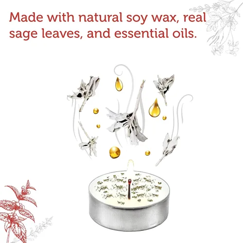 Miniatura 3 de SOUL STICKS Paquete de 12 velas Little Smudgies para limpieza de casa, meditación, curación de chakras, fabricadas con cristales y hierbas
