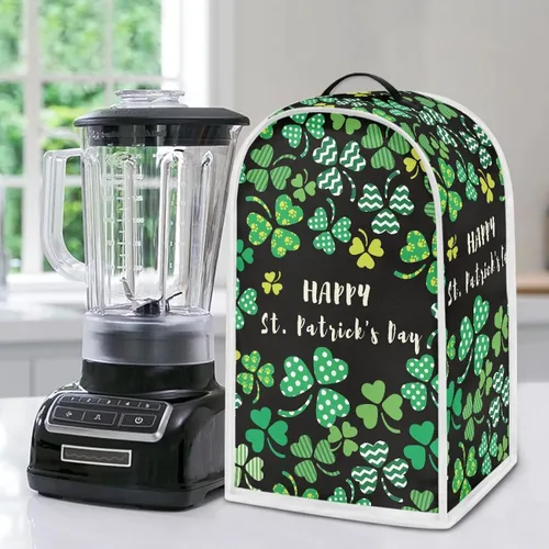 Miniatura 4 de GOSTONG Happy St. Patrick's Day Blender Covers - Cubierta antipolvo para cocina, protector antisalpicaduras, huellas dactilares, manchas de Feliz