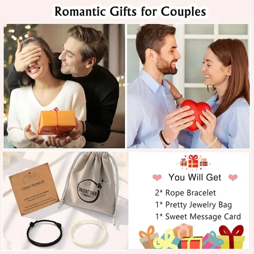 Miniatura 6 de UNGENT THEM Regalos para parejas para mis hombres, novio, novia, mi amor, alma gemela, prometido, aniversario, día de San Valentín, cumpleaños