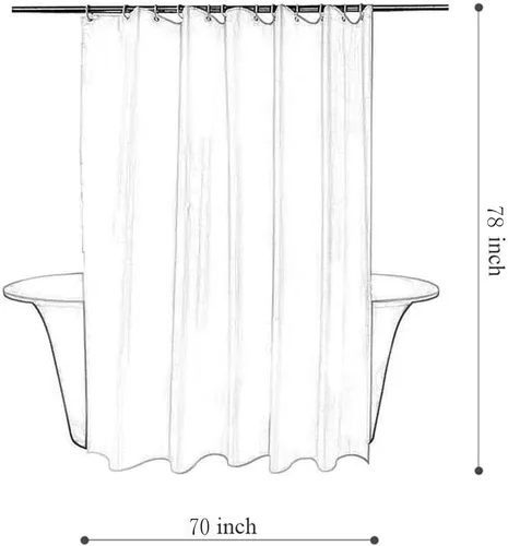 Miniatura 8 de Tititex - Juego de cortinas de regadera de eucalipto verde oliva, hojas de acuarela en la parte superior, decoración floral de baño, 72 x 78 Hojas