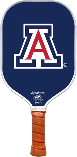 Miniatura 55 de Raqueta de pickleball colegial oficialmente licenciada - Raqueta aprobada por la Asociación de Pickleball de EE. UU. - Núcleo de nido de abeja Texas
