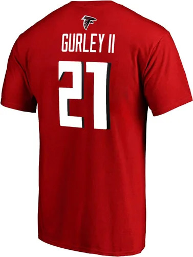 Miniatura 3 de NFL Youth 8-20 - Camiseta de poliéster con el color del equipo, con nombre y número del jugador, 8, Todd Gurley Atlanta Falcons Red Home