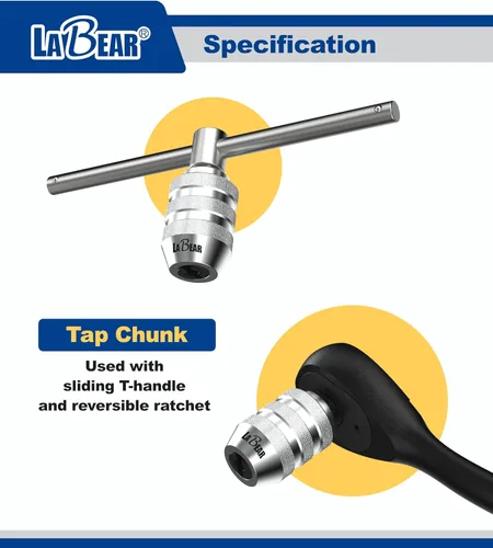 Miniatura 4 de LABEAR 1/4" DR M3~M8 Portabrocas intercambiable, portabrocas ajustable, portabrocas