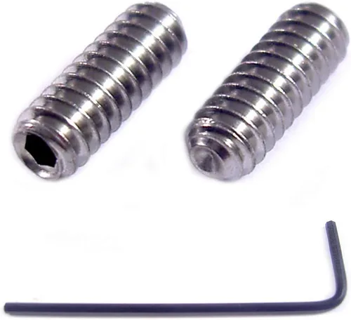 Miniatura 3 de 4-40 x 3/4 pulgadas Tornillos de acero inoxidable con punta de copa, 20 paquetes con llave hexagonal .050, 2 paquetes