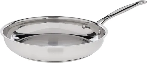 Miniatura 8 de Cuisinart 722-20 Colección de utensilios de cocina clásicos de acero inoxidable de 8 pulgadas, sartén abierta de 8 pulgadas Acero inoxidable clásico