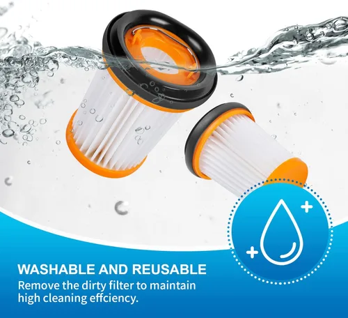 Miniatura 4 de KEEPOW Wandvac - Filtro de repuesto compatible con aspiradora de mano Shark WANDVAC WV201 WV200 WV205 WV220, comparado con el número de pieza