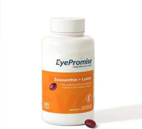 EyePromise Vitamina ocular de zeaxantina y luteína – 180 cápsulas blandas, suministro para 90 días – Suplemento de salud ocular con 10 mg de