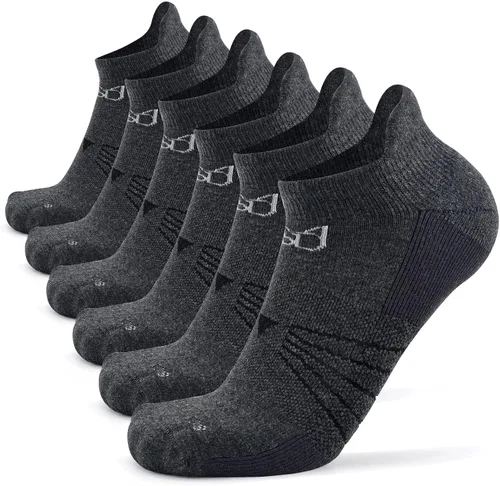 Miniatura 6 de Socks Daze Paquete de 36 calcetines deportivos de lana merina para hombre y mujer, para correr al tobillo, suaves, gruesos, acolchados