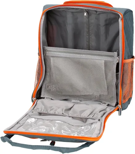 Miniatura 19 de Rockland Melrose - Maleta con ruedas, de porte vertical, para caber debajo del asiento, Rojo), BF31-RED