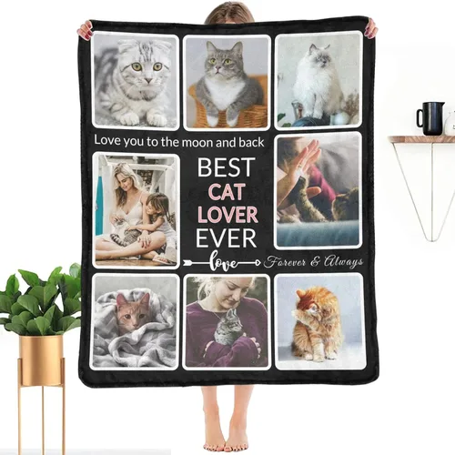 Miniatura 16 de Regalos para Tías Manta Personalizada con Foto, Haz una Manta Personalizada para Tías con Imagen Recuerdos Personalizados Souvenir Manta de Las