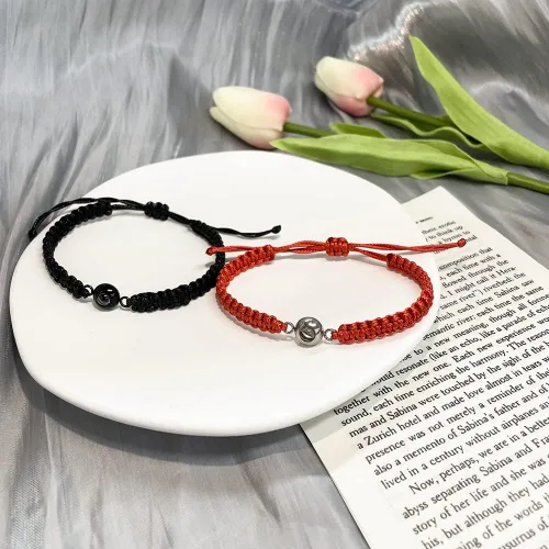 Miniatura 4 de Pulseras a juego para parejas, personalizadas con imagen dentro de pulseras de parejas, pulseras de proyección personalizadas con pulseras de fotos