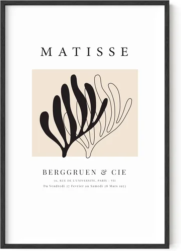 Miniatura 62 de HAUS AND HUES Matisse - Impresión artística minimalista y moderna, arte estético de Henri Matisse, póster abstracto para dormitorio, habitación