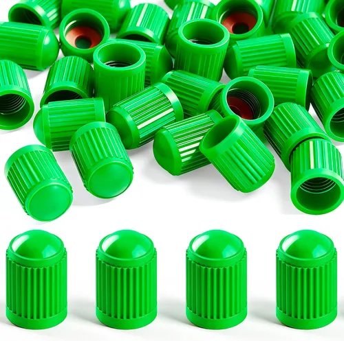 Miniatura 56 de 30 piezas de tapas de vástago de válvula de neumático TPMS, tapas de vástago de válvula de rueda de plástico negro para TR20008 TPMS, tapas