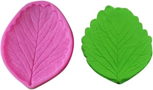 Miniatura 8 de Molde de silicona para hojas, moldes de fondant de flores de rosa, herramientas de decoración de pasteles, Sugarcraft, resina, caramelo, arcilla
