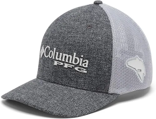 Miniatura 953 de Columbia - Gorra de malla con bandera con árboles unisex para adultos, corona alta