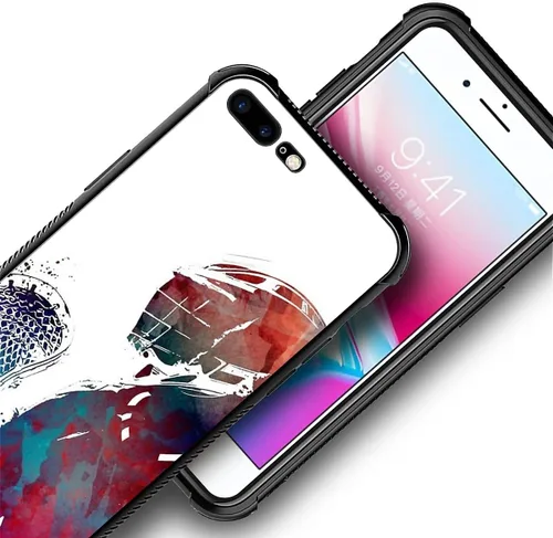 Miniatura 108 de Compatible con funda para iPhone 6 Plus/6s Plus,Bite Your Teeth Diseño de patrón asombroso, funda trasera dura de PC anti-arañazos y a prueba