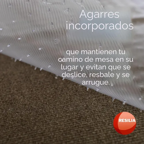 Miniatura 3 de RESILIA Alfombra para Alfombras de Fibra Corta - Protección Antideslizante para Alfombras y Tapetes, Tapetes de Vinilo Transparente Lavables, 27
