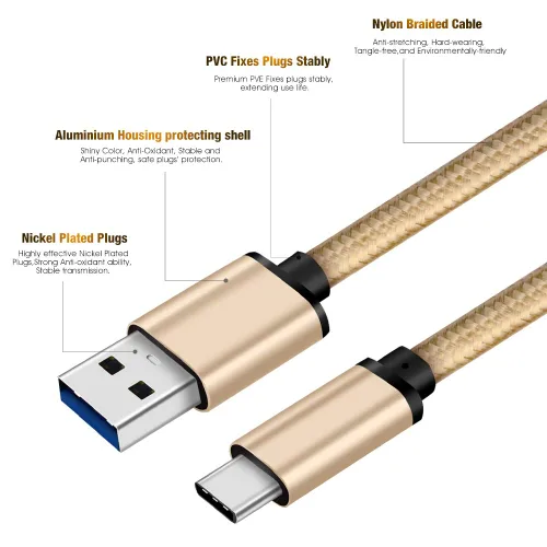 Miniatura 4 de CBUS - Cable de carga USB C trenzado resistente de 6 pies compatible con iPhone 15/Pro/Max/Plus, iPad Pro, iPad Air (2022/2021/2020), Samsung Galaxy
