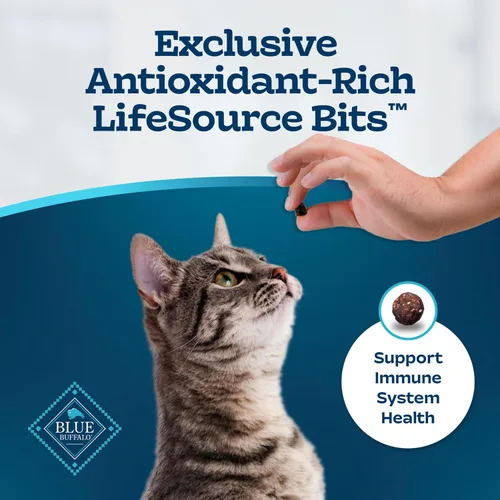 Miniatura 7 de Blue Buffalo Tastefuls - Comida natural para gatos adultos, control de peso, bolsa de 15 libras