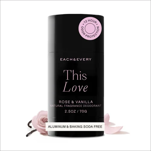 Miniatura 11 de Each & Every - Desodorante natural de 2.5 onzas para hombres y mujeres, no tóxico, sin aluminio, sin bicarbonato, sin parabenos, vegano, sin