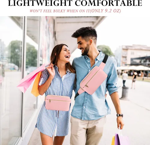 Miniatura 7 de CXWMZY Riñoneras para mujeres y hombres, riñoneras con múltiples bolsillos, gran capacidad, linda riñonera casual para Disney, viajes, compras