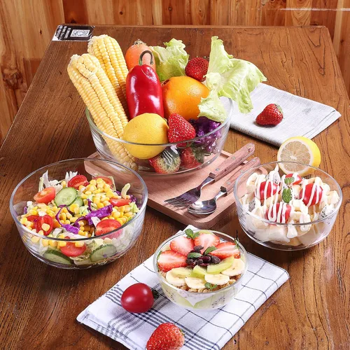 Miniatura 7 de Juego de 6 Cuencos Pequeños de Vidrio - Cuencos de Vidrio Transparente para Preparación - Cuencos de Servir para Postre, Dulces, Nueces, Helado