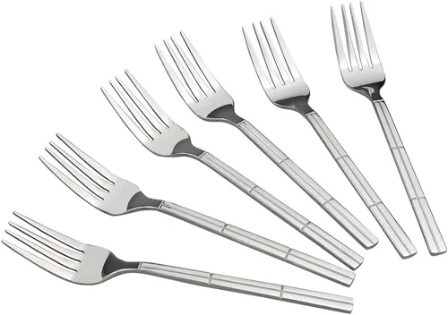 Miniatura 6 de Tenedores de postre de 12 piezas, acero inoxidable, 6.77 pulgadas